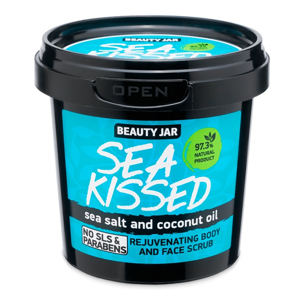 Beauty Jar Sea Kissed Regenerujący scrub do twarzy i ciała z solą morską i olejem kokosowym 200g