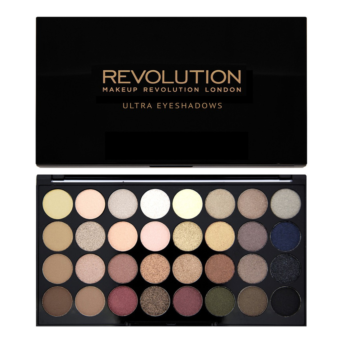 Makeup Revolution 32 Shade Eyeshadow Palette Flawless Paleta 32 Cieni Do Powiek 16g