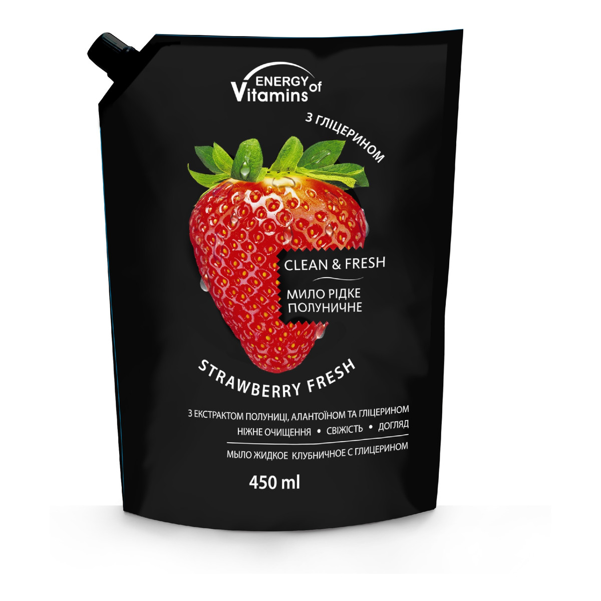 Energy of Vitamins Mydło w płynie Strawberry Fresh 450ml