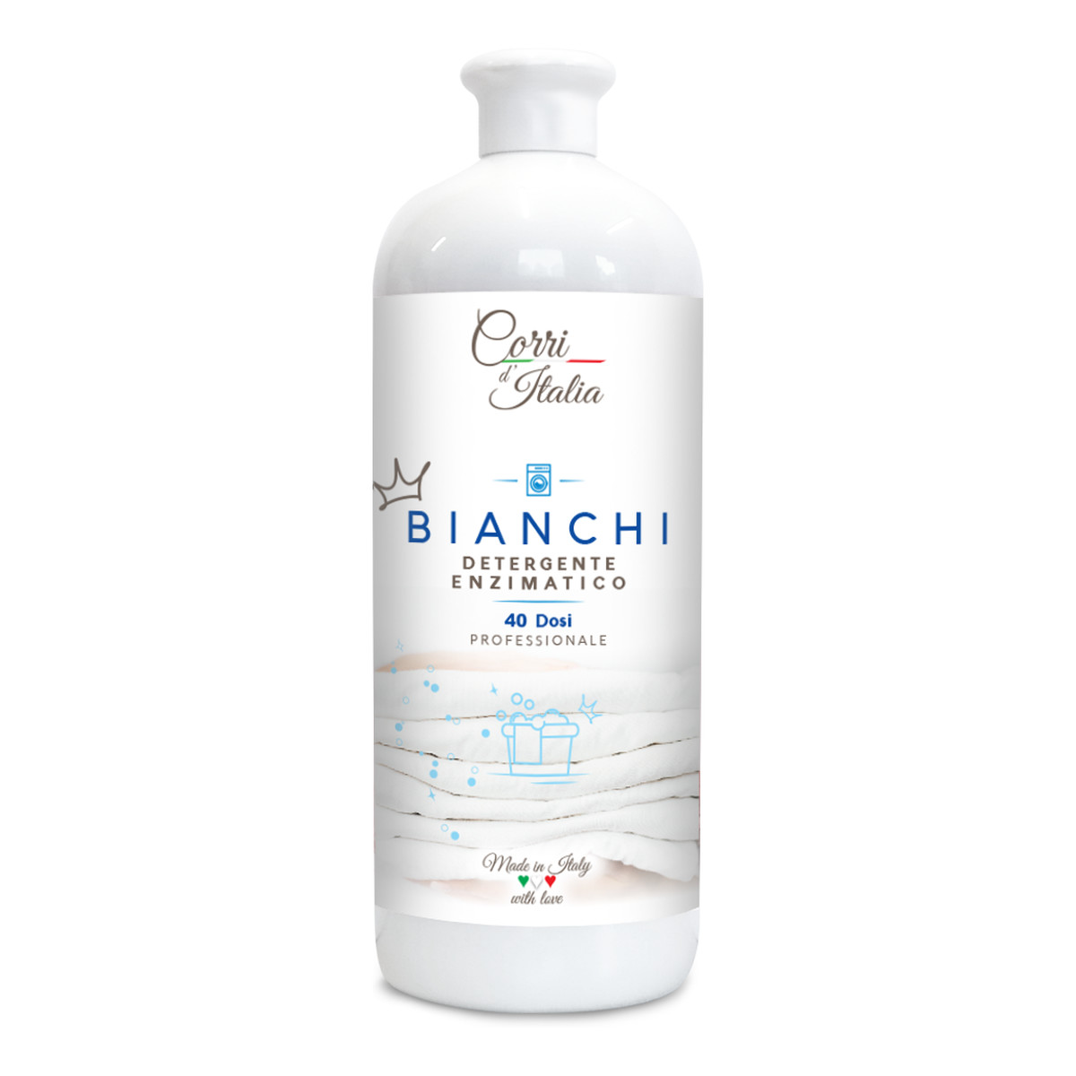 Corri d'Italia Bianchi Płyn do prania Biel 40 prań 1000ml