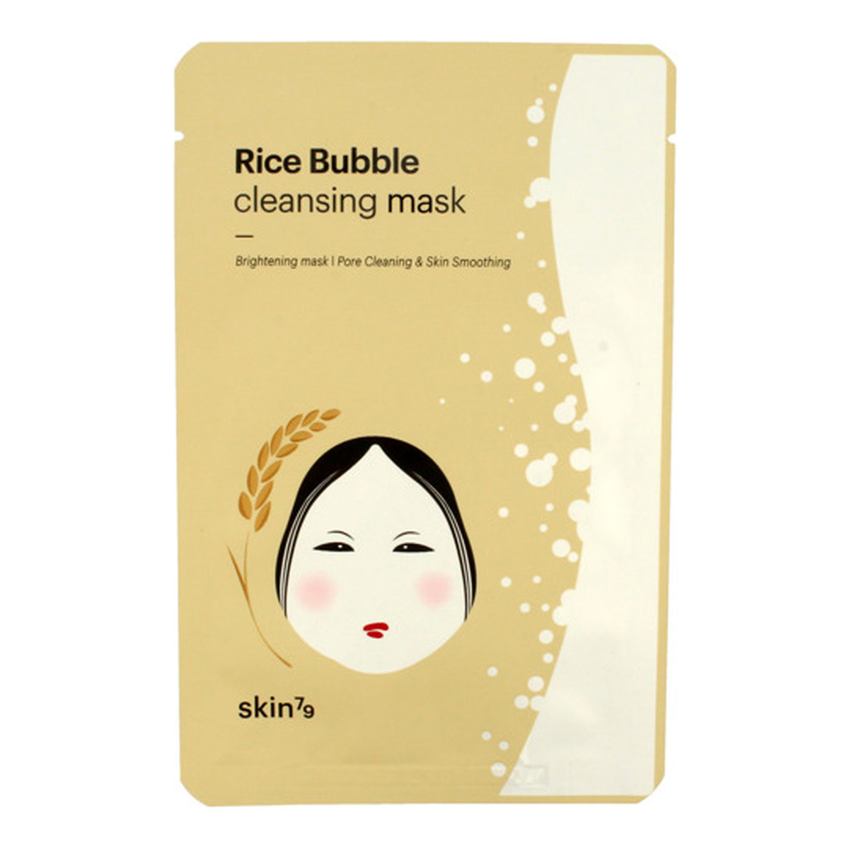 Skin79 Maska Rice Bubble Cleansing Paska Bąbelkowa w Płachcie Ryżowa Oczyszczająca 23ml