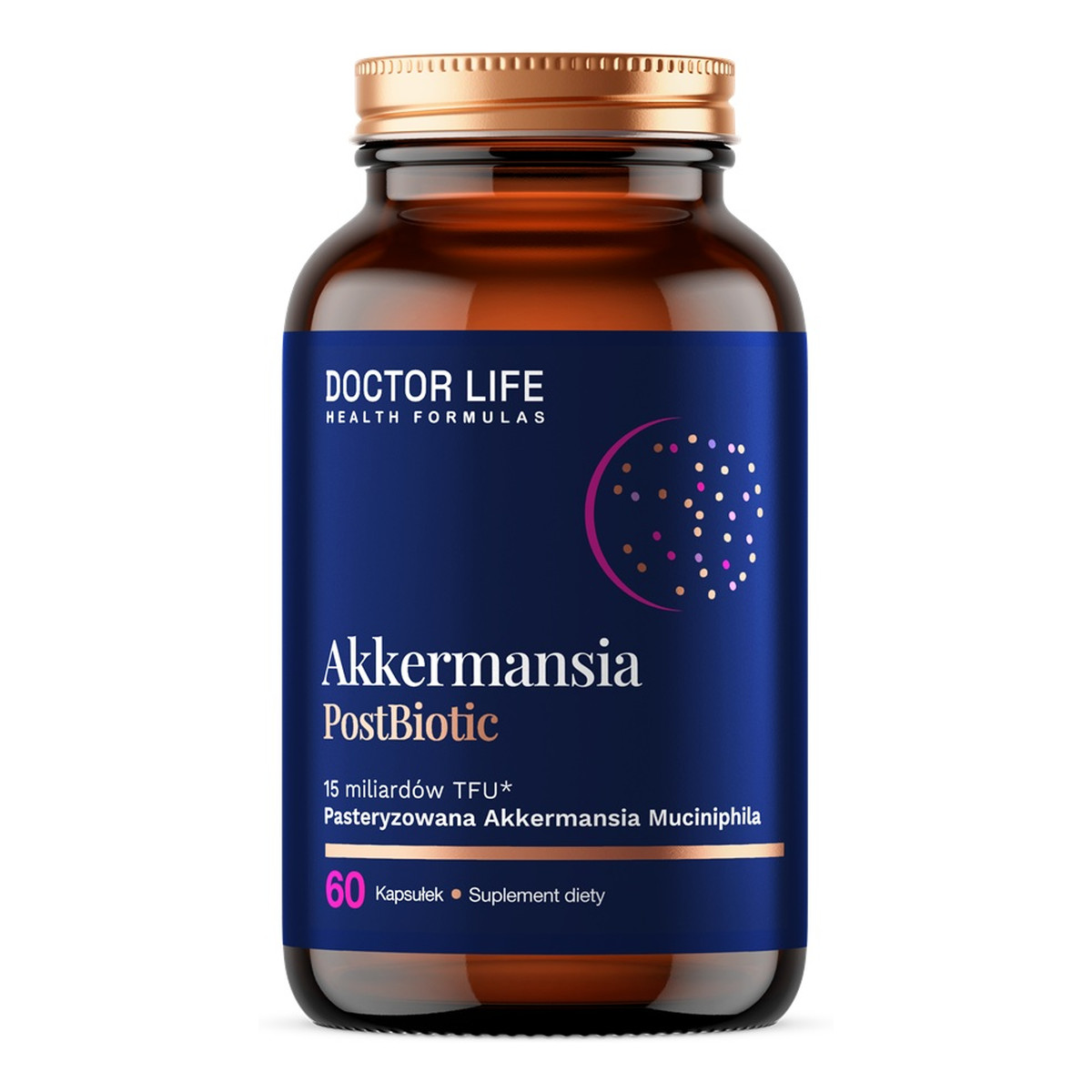 Doctor Life Akkermansia postbiotic suplement diety 60 kapsułek