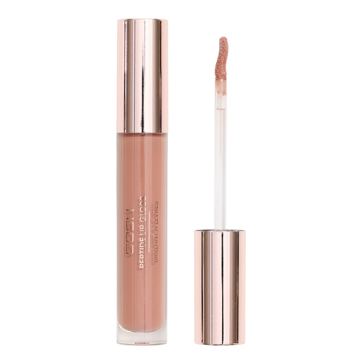 Gosh Peptide lip gloss błyszczyk do ust z peptydami 007 chocolate mousse 7ml