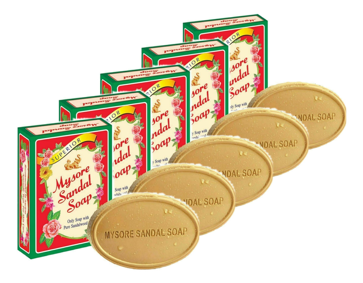 Mydło sandałowe Ajurwedyjskie 5x75g