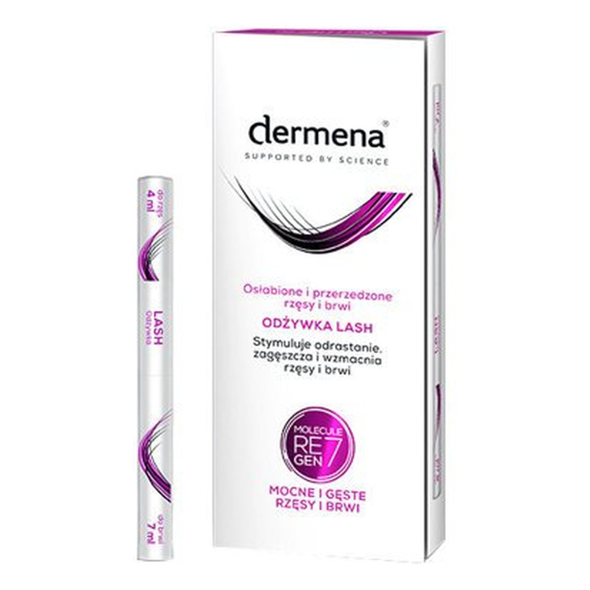 Dermena Lash Care Odżywka stymulująca odrastanie do rzęs i brwi 10ml