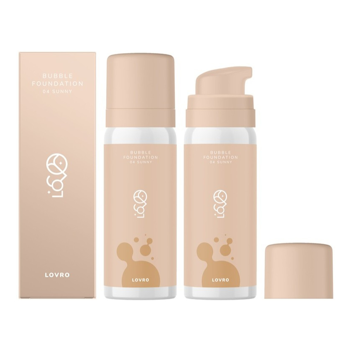Lovro Bubble Foundation podkład o napowietrzonej rozświetlającej formule 50ml