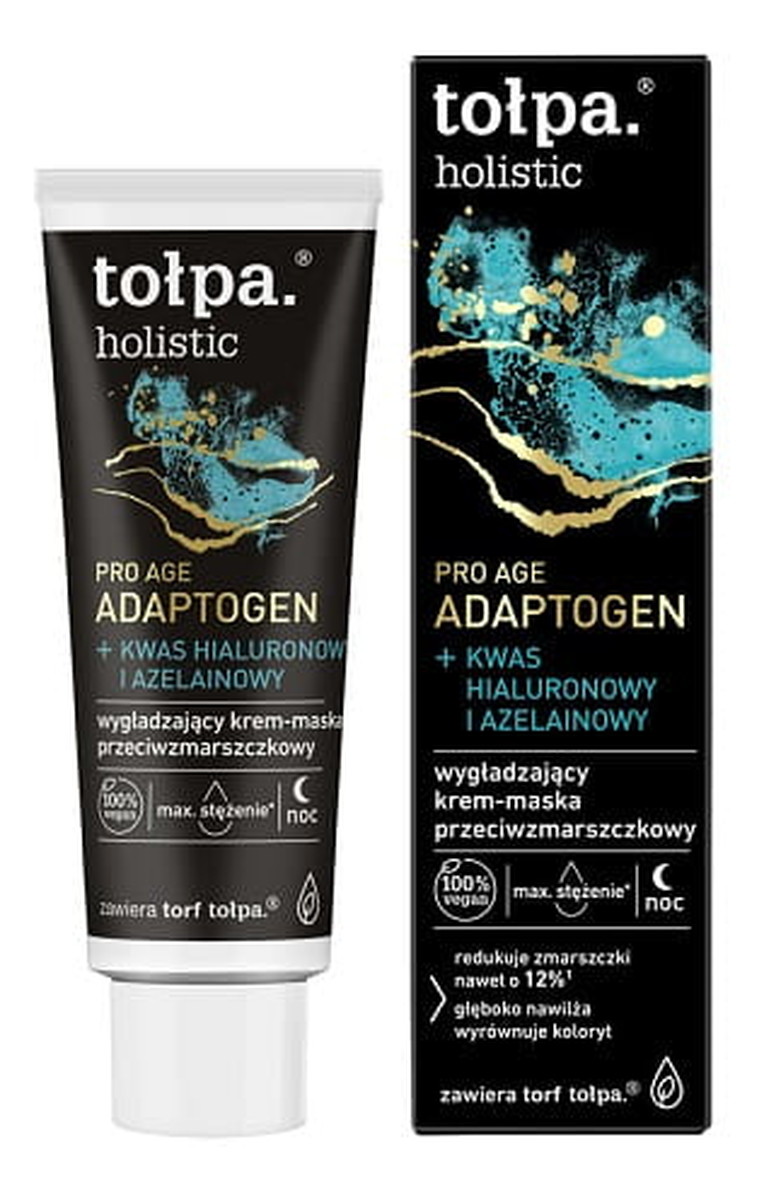 Krem-maska przeciwzmarszczkowa wygładzająca na noc Pro Age Adaptogen