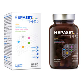 Hepaset Pro suplement diety 60 kapsułek
