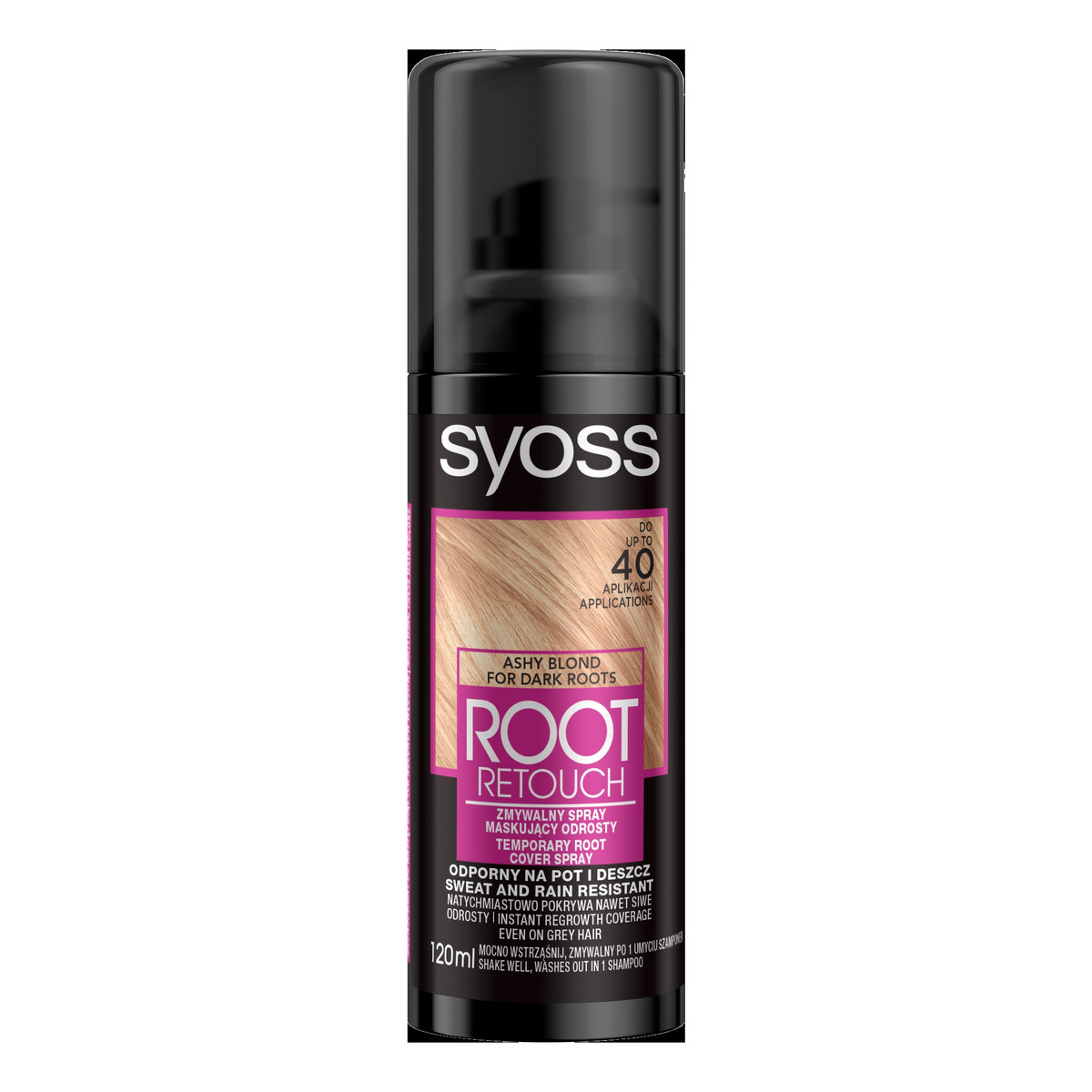 Syoss Root Retoucher Root Retouche Spray maskujący odrosty - Popielaty Blond 120ml