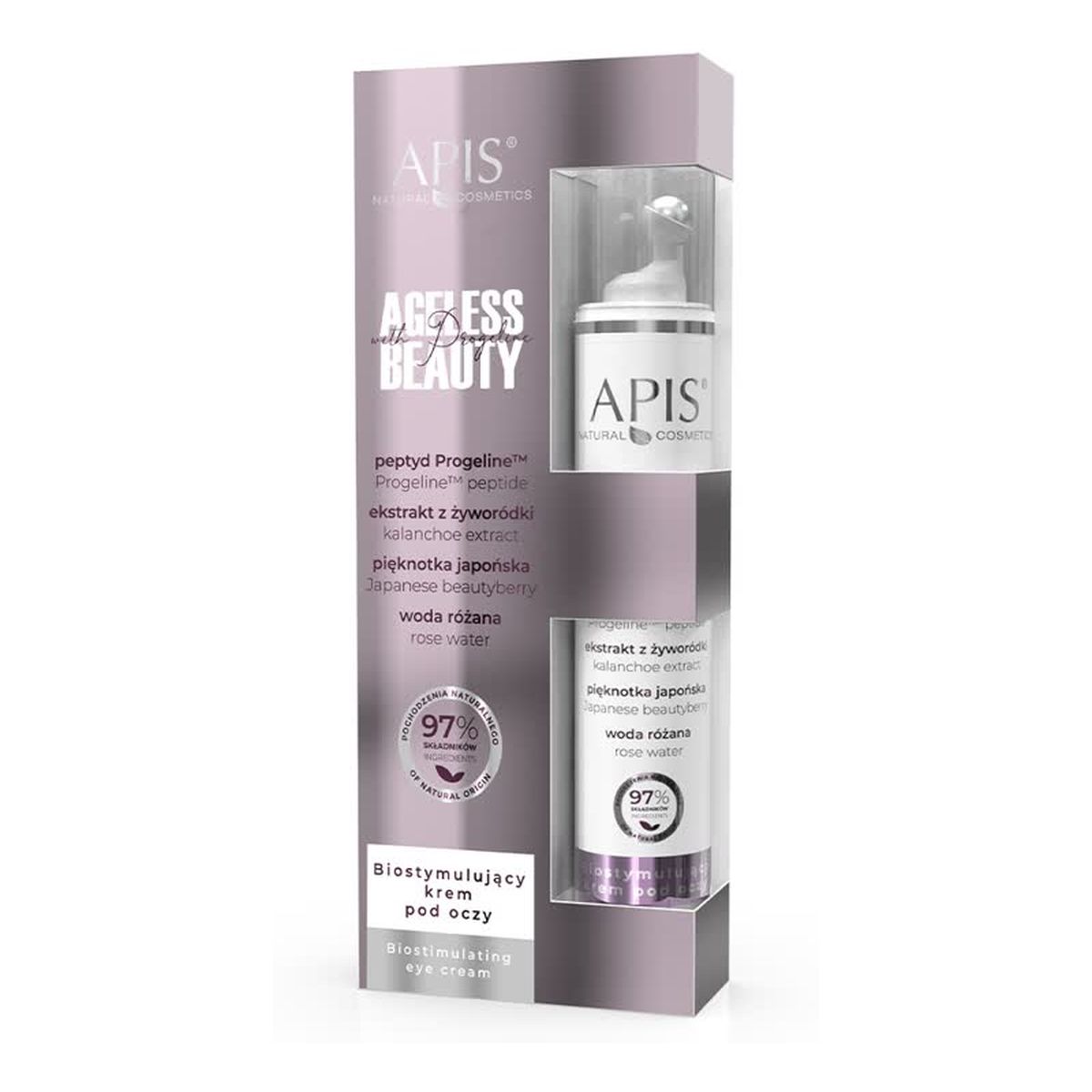 Apis Ageless Beauty with Progeline Krem pod oczy z progeliną biostymulujący 10ml