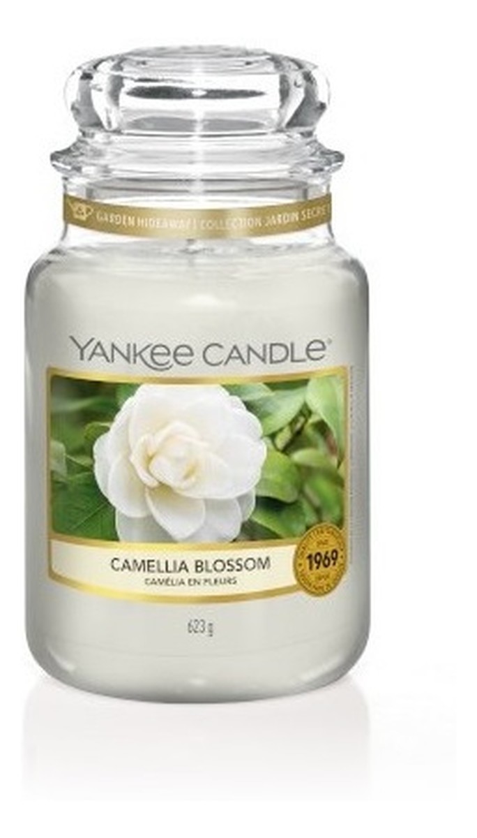 Świeca zapachowa duży słój camellia blossom