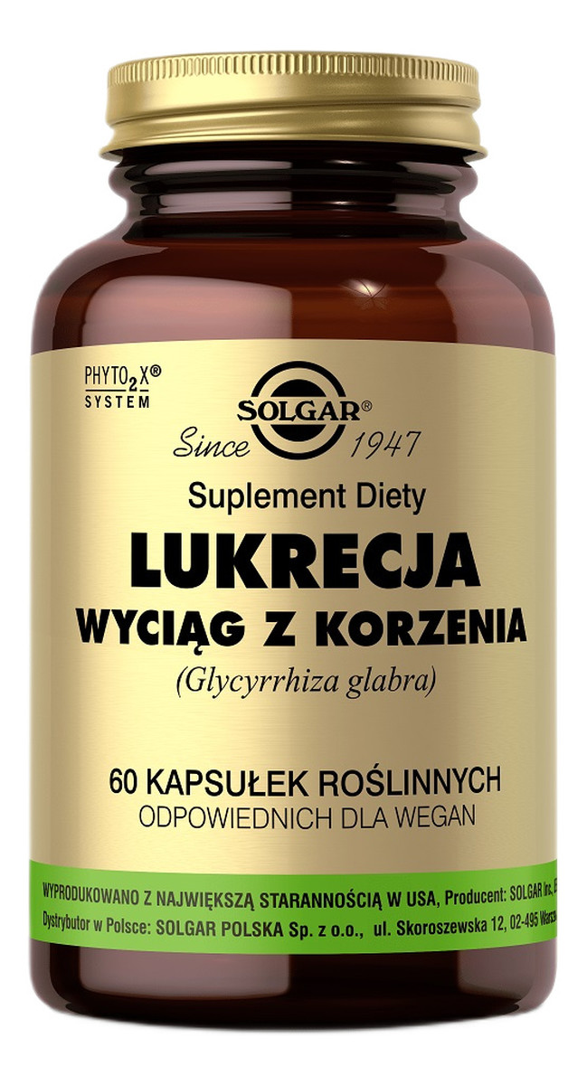 Lukrecja suplement diety 60 kapsułek