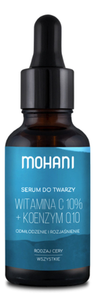 Odmładzająco-rozjaśniające serum do twarzy z wit. C 10% i koenzymem Q10