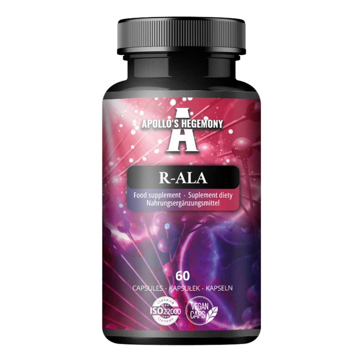 Apollo's Hegemony R-ALA 600 mg suplement diety 60 Kapsułek