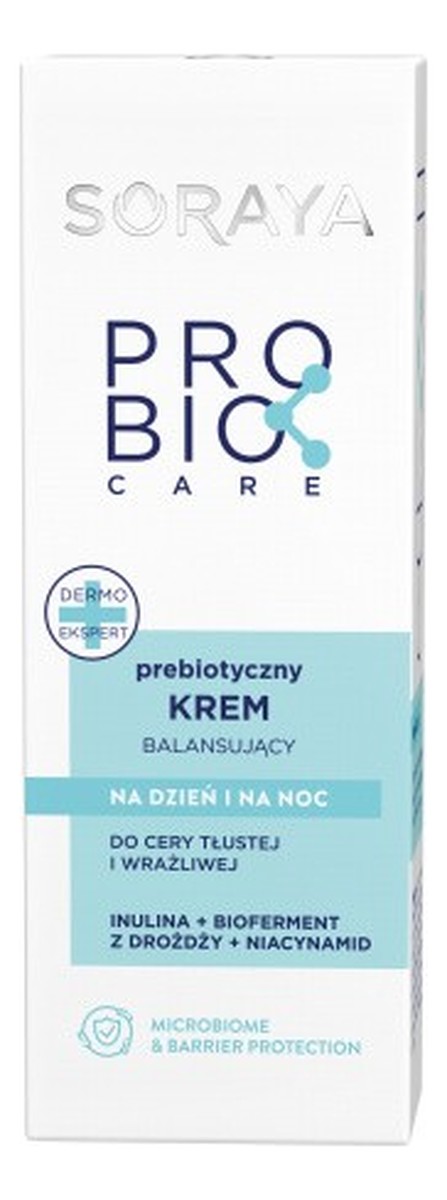 Prebiotyczny krem balansujący na dzień i noc do cery tłustej i wrażliwej