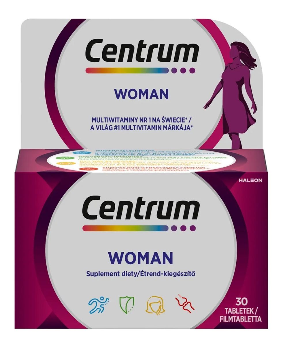 Woman multiwitaminy dla kobiet suplement diety 30 tabletek