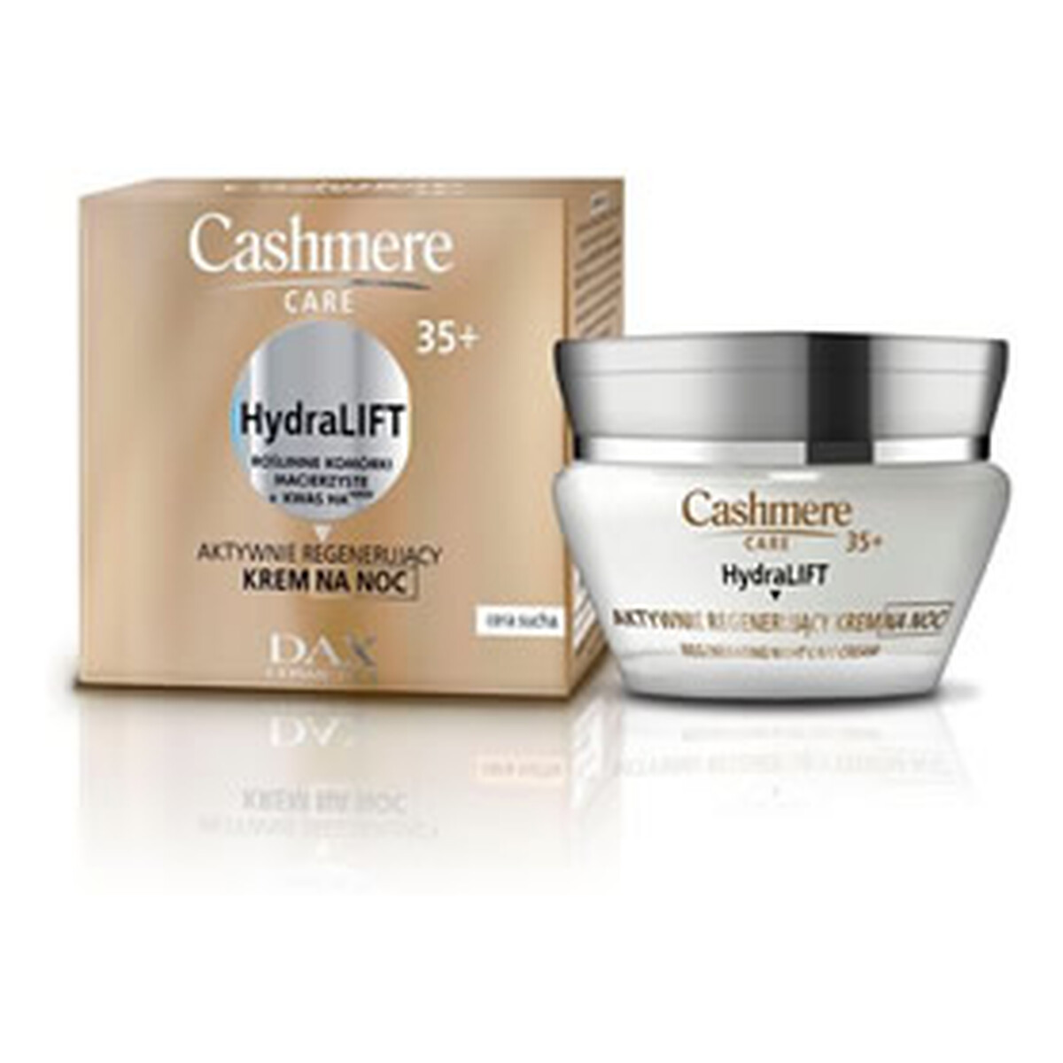 Cashmere Hydra Lift Care 35+ Krem Na Noc Intensywnie Regenerujący Skóra Sucha 50ml