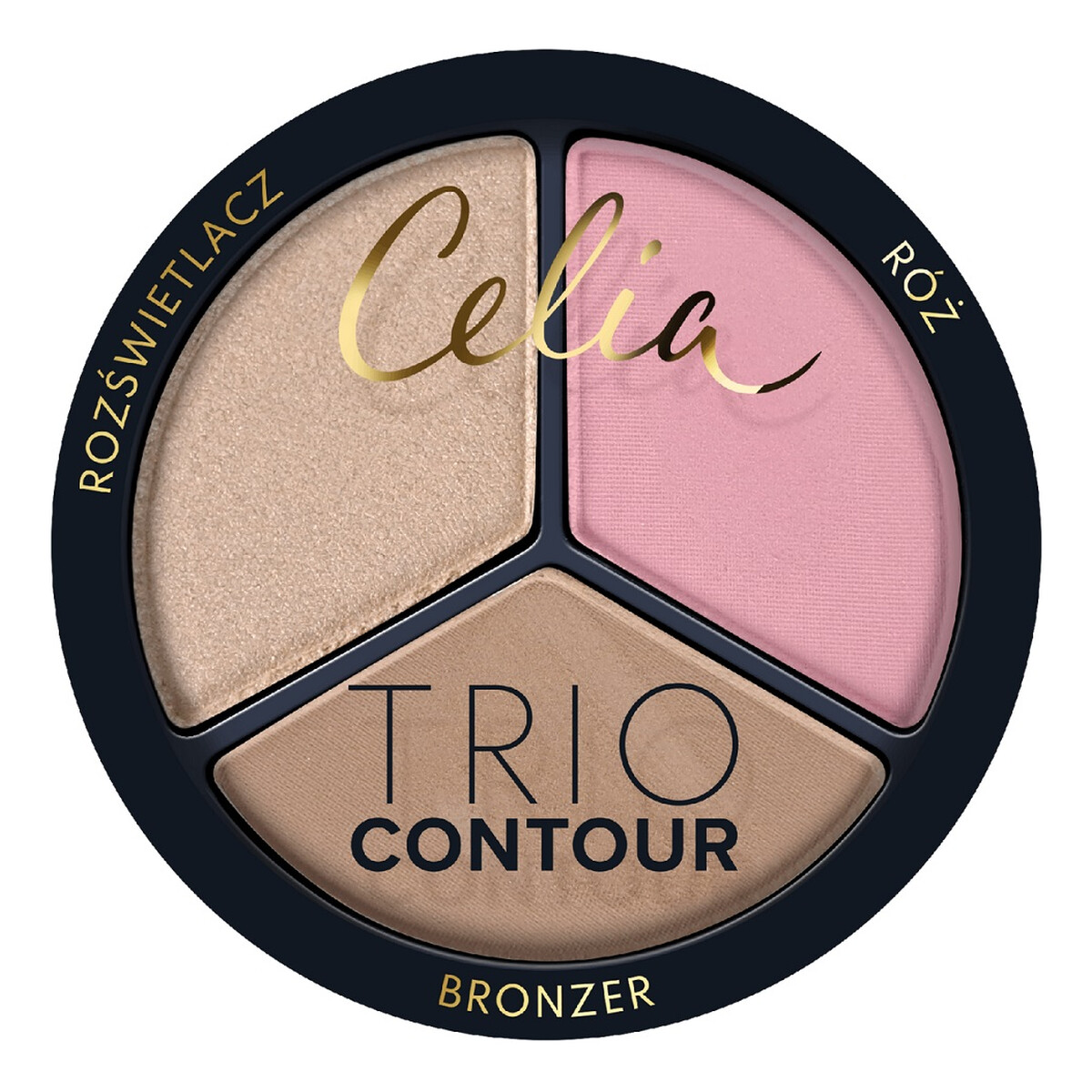 Celia Trio Zestaw do konturowania twarzy w pudrze 8g