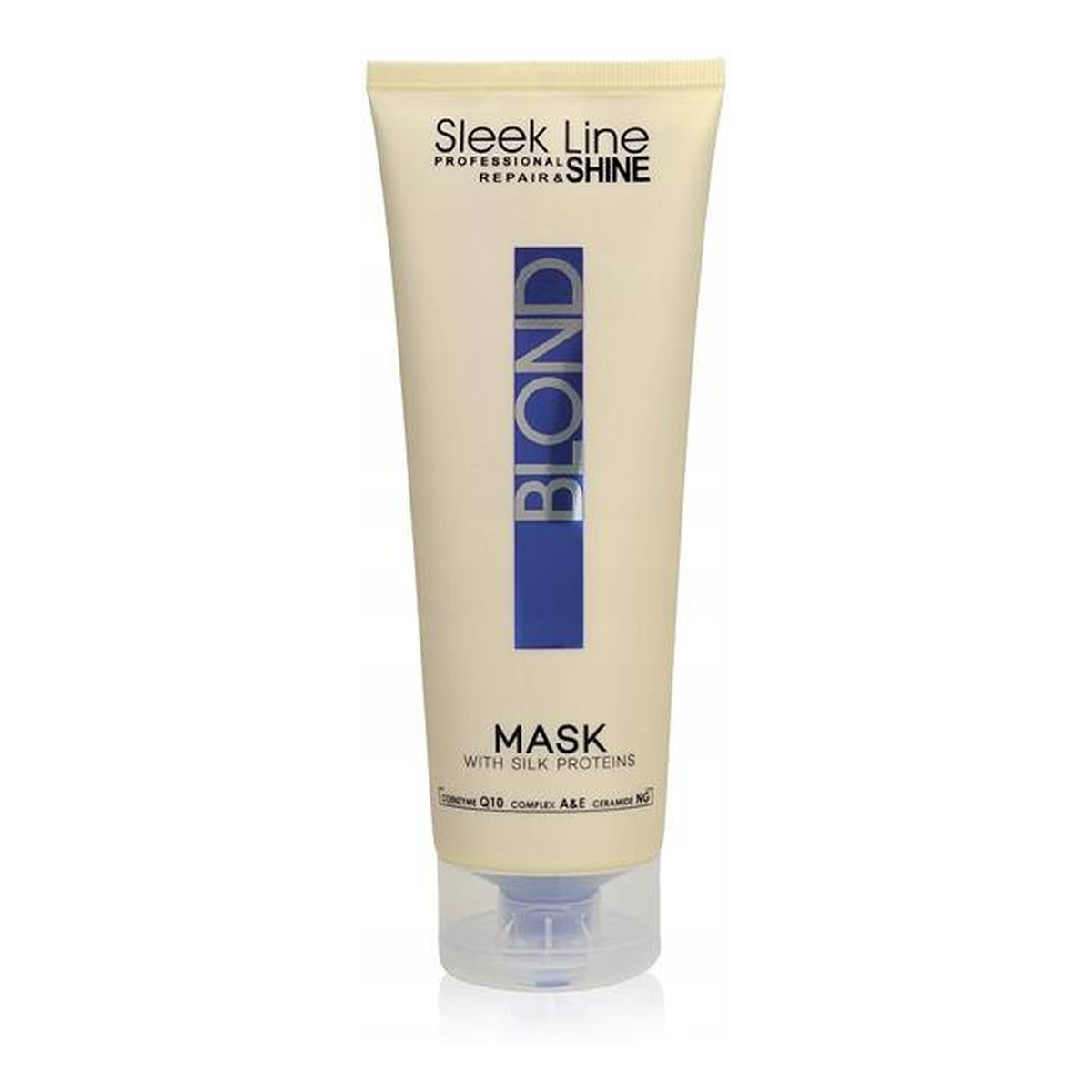 Stapiz Sleek Line Maska z jedwabiem do włosów blond 250ml