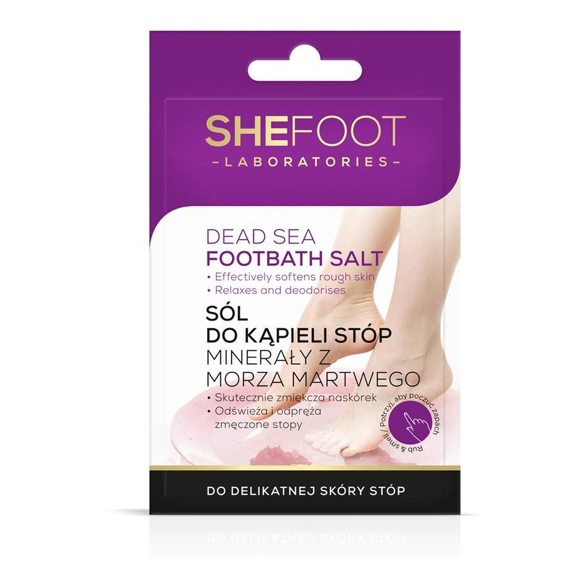 SheFoot Sól Do Kąpieli Stóp SheFoot Saszetka 55g