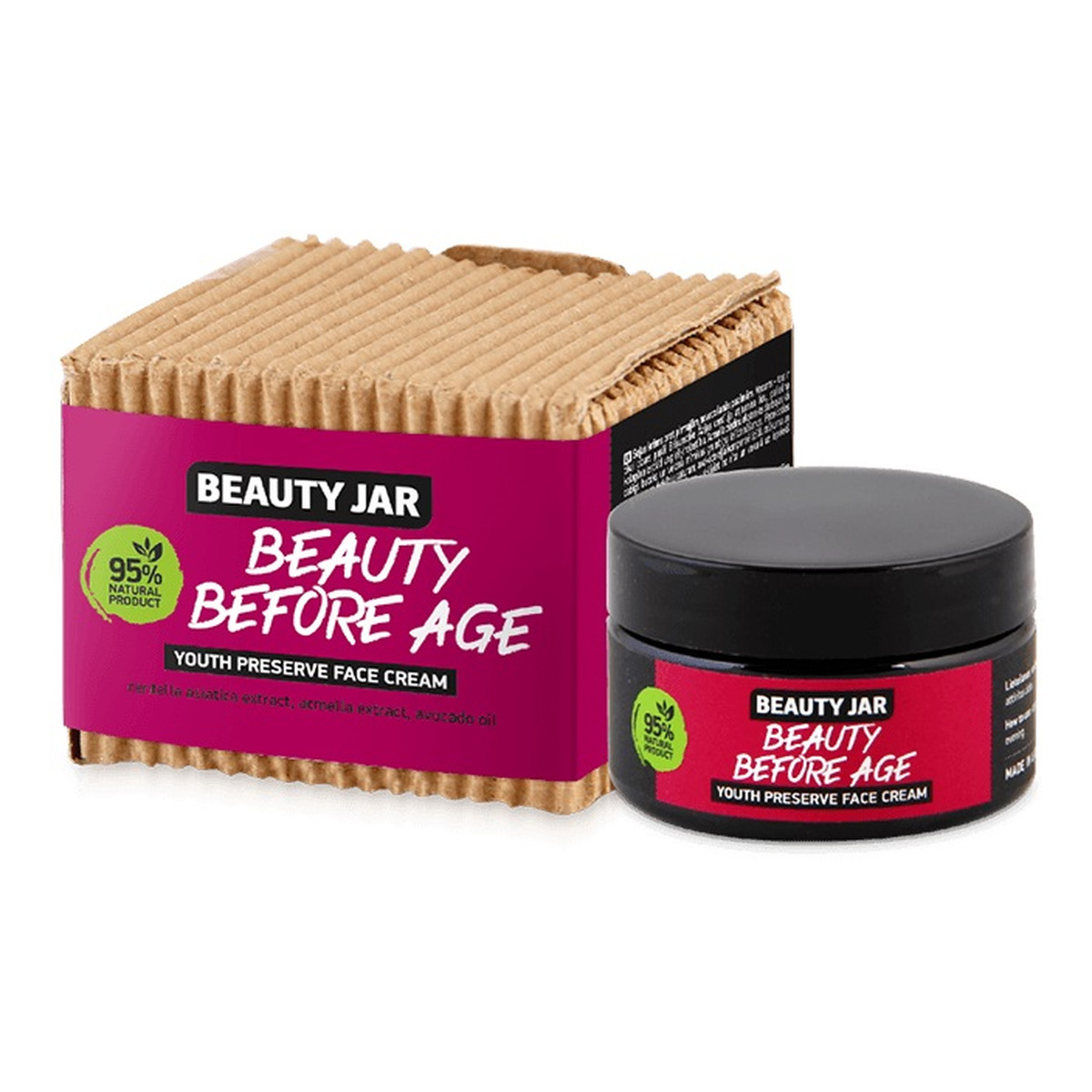 Beauty Jar Beauty Before Age naturalny przeciwzmarszczkowy Krem do twarzy 60ml