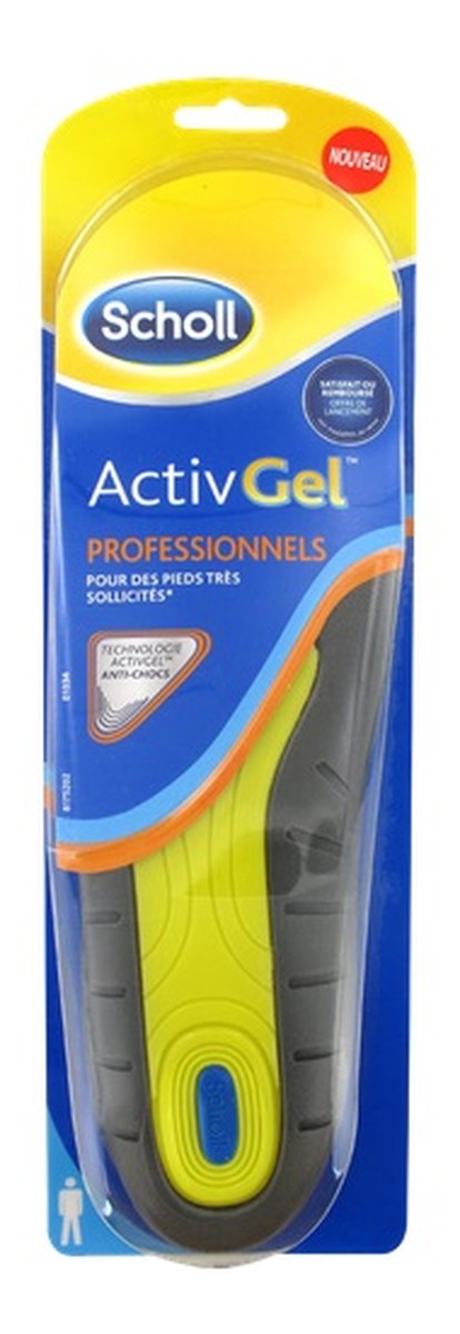 Activgel professionneles wkładki do obuwia do pracy dla mężczyzn 2szt