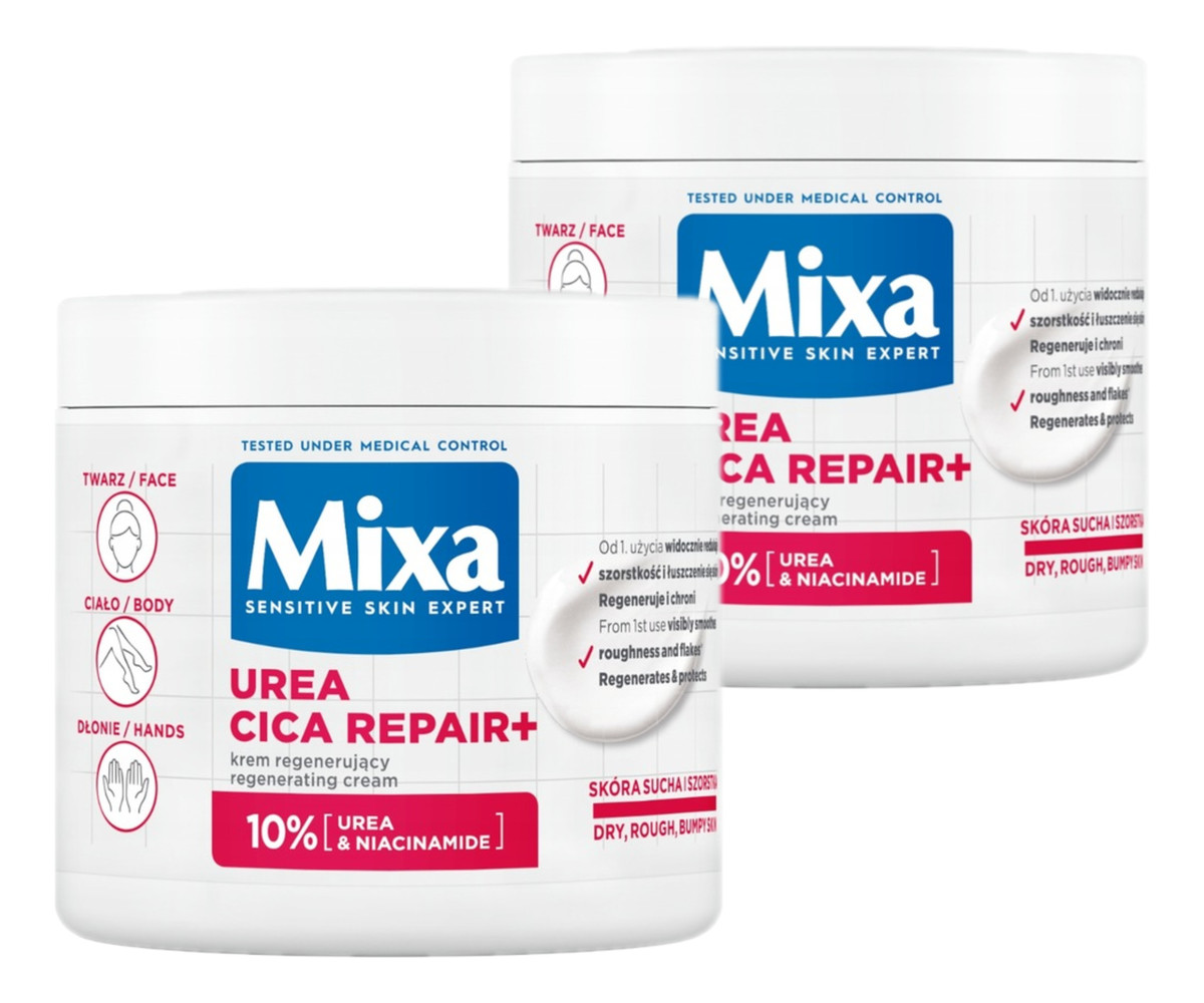 Krem regenerujący do twarzy dłoni i ciała 2x400ml