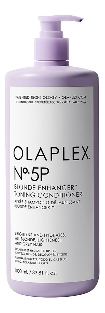 No.5p blonde enhancer toning conditioner fioletowa odżywka tonująca do włosów blond