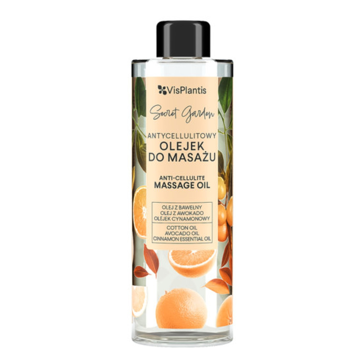 Vis Plantis Secret Garden Antycellulitowy olejek do masażu 200ml