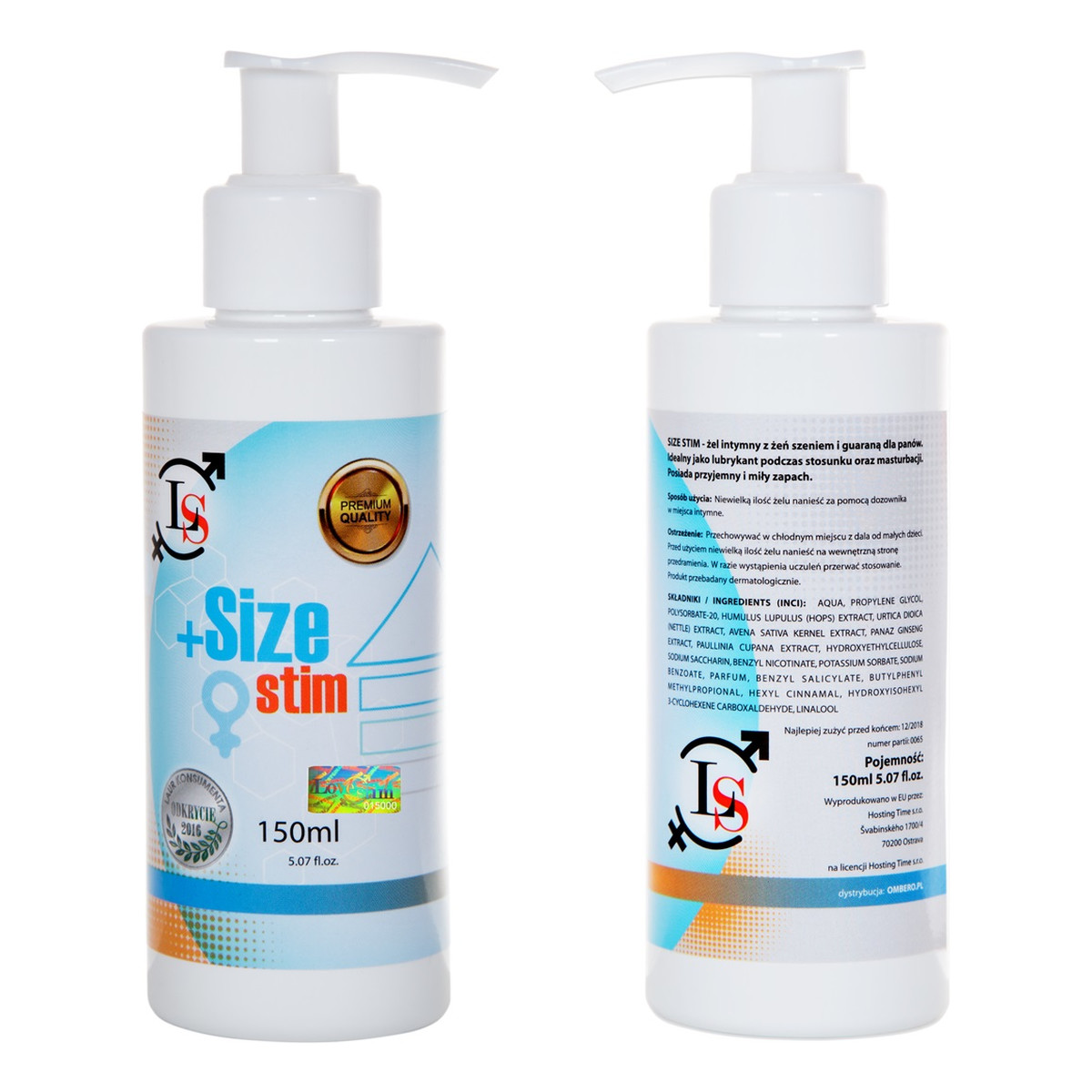 Love Stim Size Stim Żel na powiększenie penisa 150ml