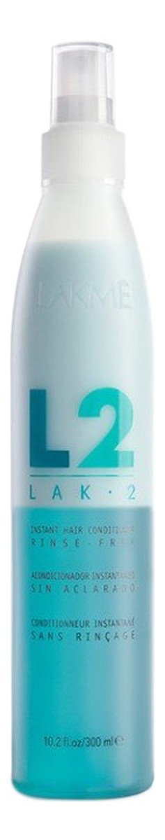 L2 instant hair conditioner natychmiastowa dwufazowa odżywka o podwójnym działaniu