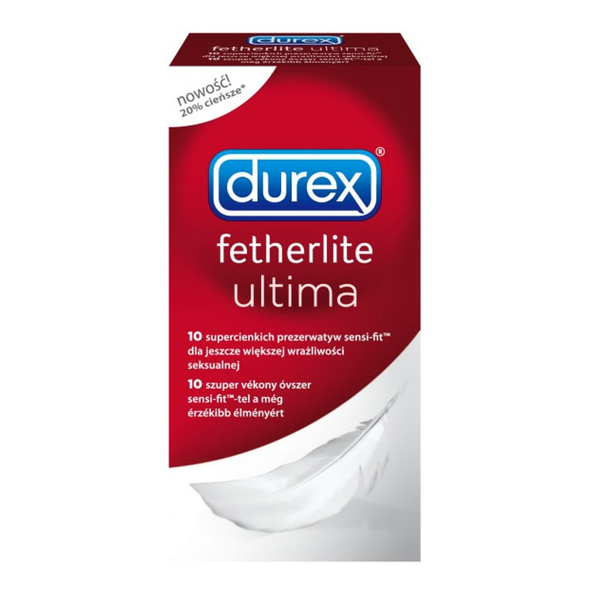 Durex Fetherlite Ultima Prezerwatywy 10szt.