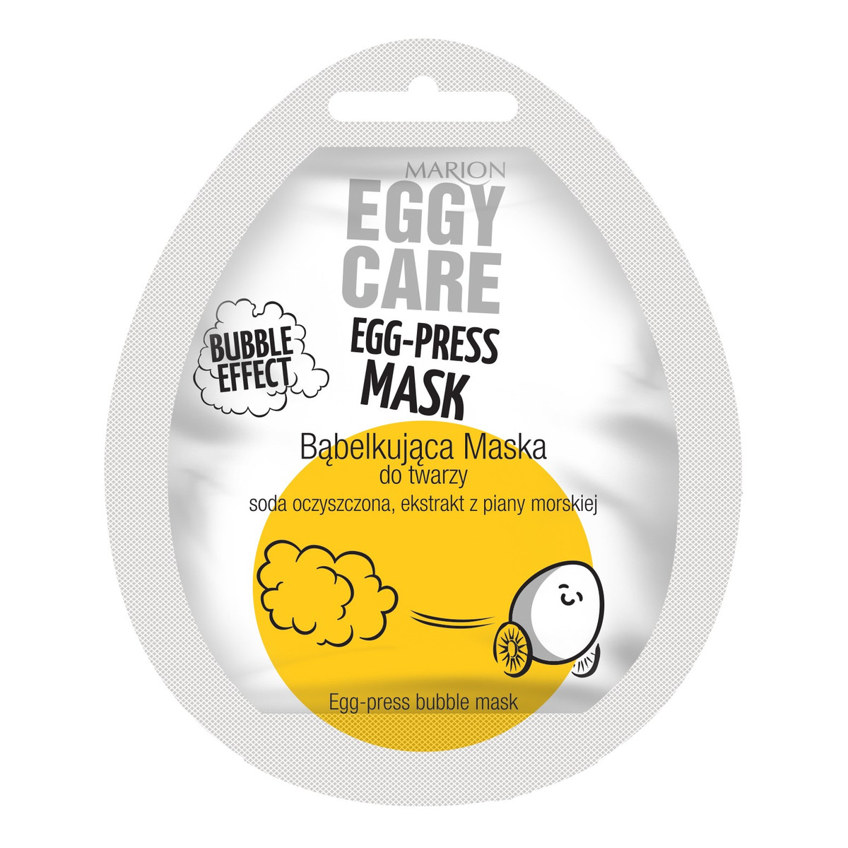 Marion Eggy Care Maska na twarz bąbelkująca 4g