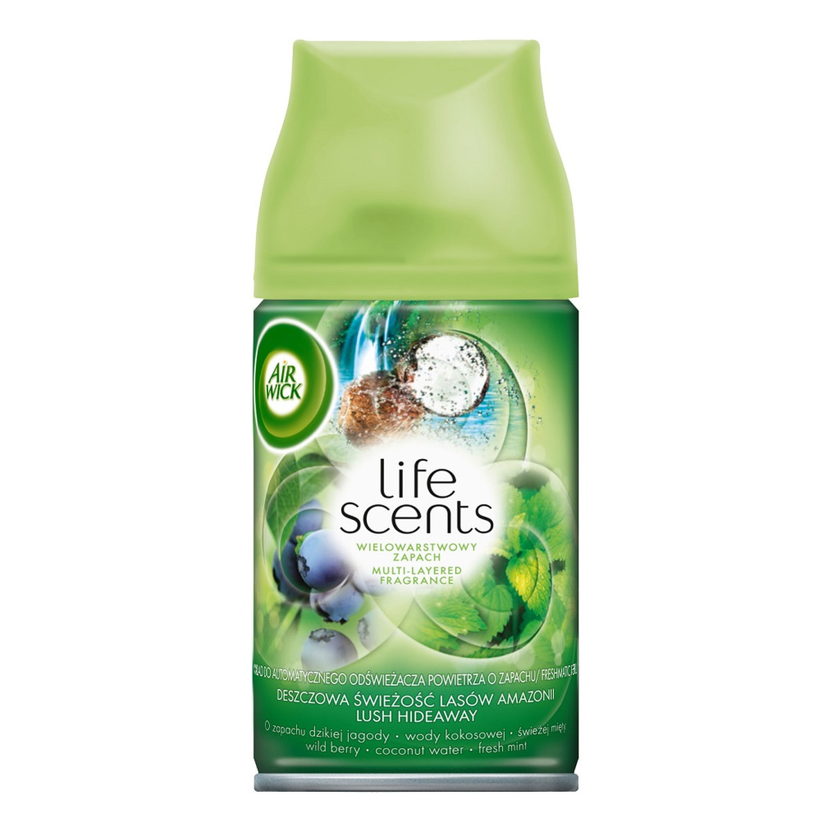 Air Wick Life Scents Wkład do automatycznego odświeżacza powietrza Deszczowa Świeżość Lasów Amazonii 250ml