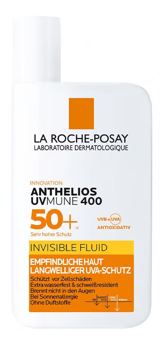 Anthelios uvmune 400 niewidoczny fluid przeciwsłoneczny spf50+