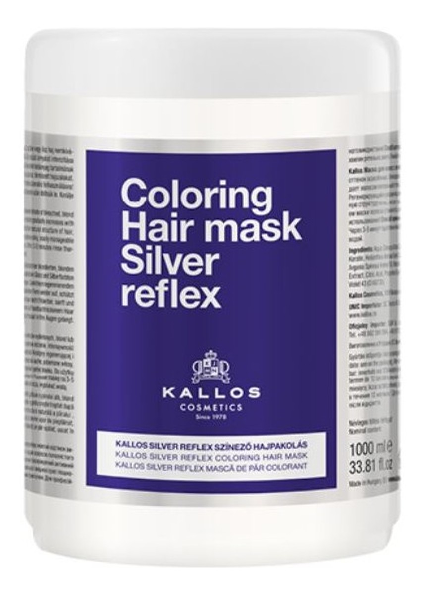 Maska neutralizująca odcień włosów Silver Reflex