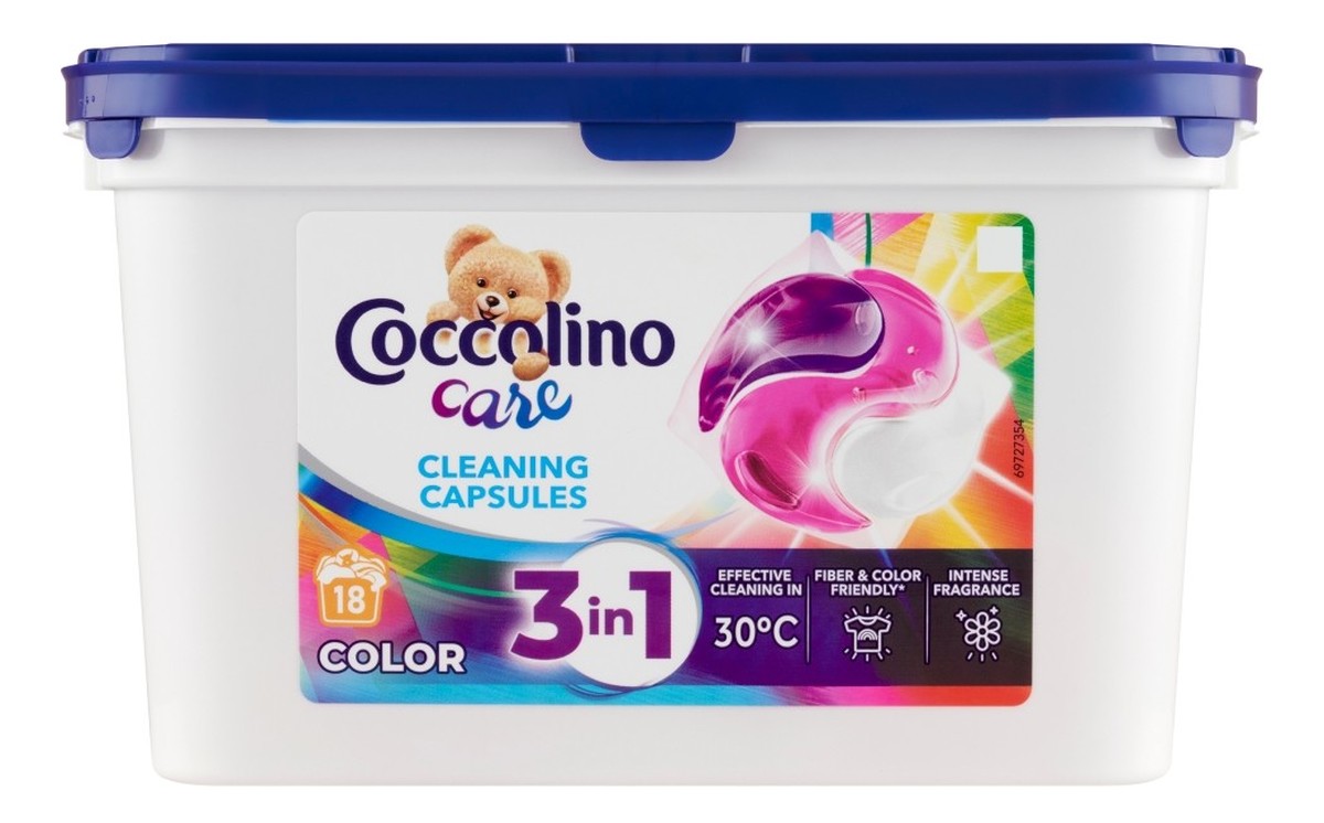 Coccolino care caps kapsułki do prania 3in1-color (18 prań)
