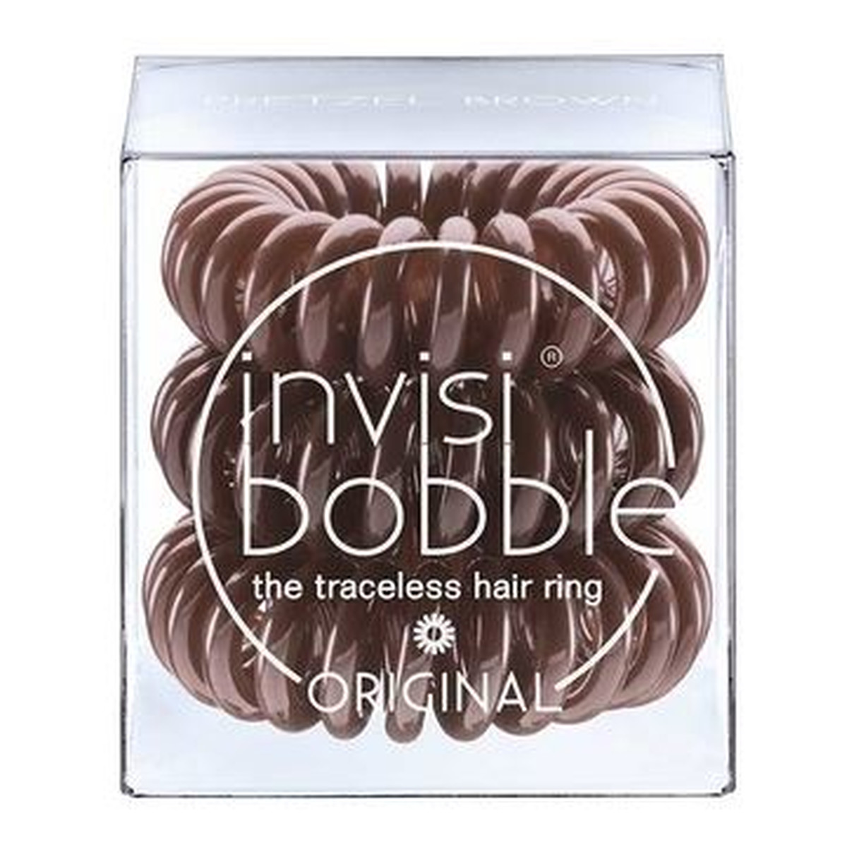 Invisibobble Original Pretzel Brown 3 Gumki Do Włosów Mocny brąz