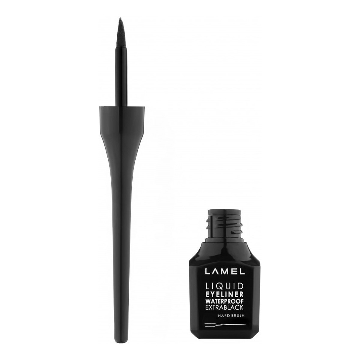 Lamel Basic Liquid Eyeliner z miękkim pędzelkiem - extrablack 3ml