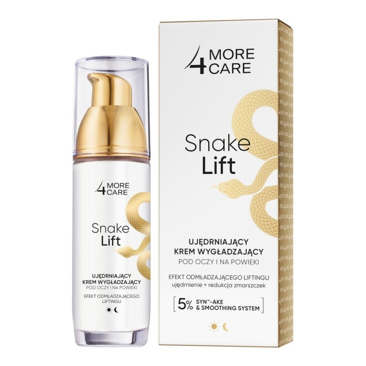 AA More 4 Care Snake Lift Ujędrniający Krem wygładzający pod oczy i na powieki 35ml