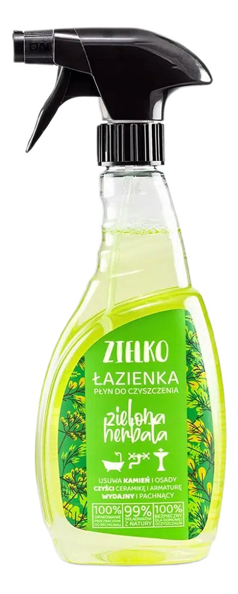 Łazienka płyn do czyszczenia zielona herbata
