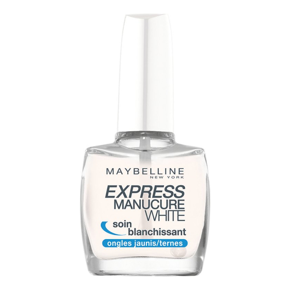Maybelline Express Manicure White Baza wybielająca do paznokci 10ml