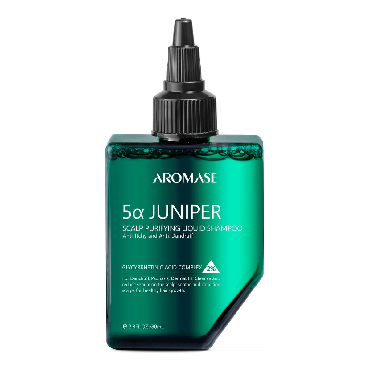 Aromase 5α Juniper Scalp Purifying Liquid Shampoo Szampon płyn oczyszczający skórę głowy 80ml