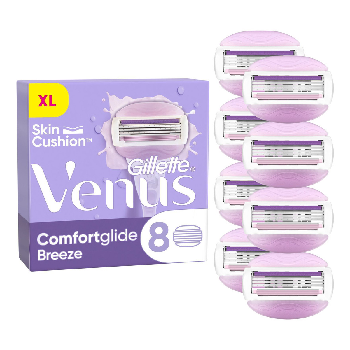 Gillette Venus Woman Breeze Ostrza Nożyki Wkłady do maszynki 8szt.