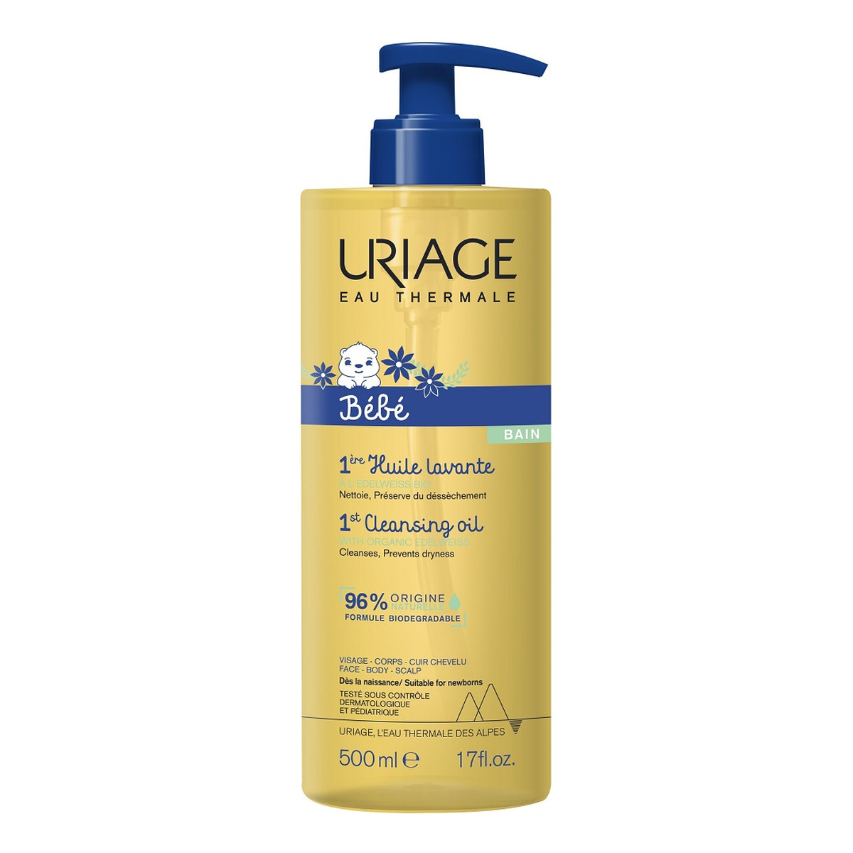 Uriage Bebe 1st Cleansing Oil Olejek oczyszczający dla dzieci 500ml