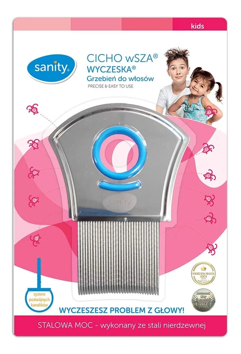 Kids cicho wsza wyczeska grzebień do włosów na wszy
