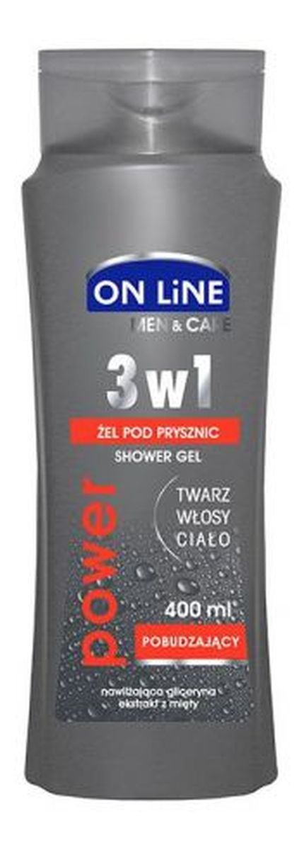 Żel pod prysznic pobudzający dla mężczyzn 3w1