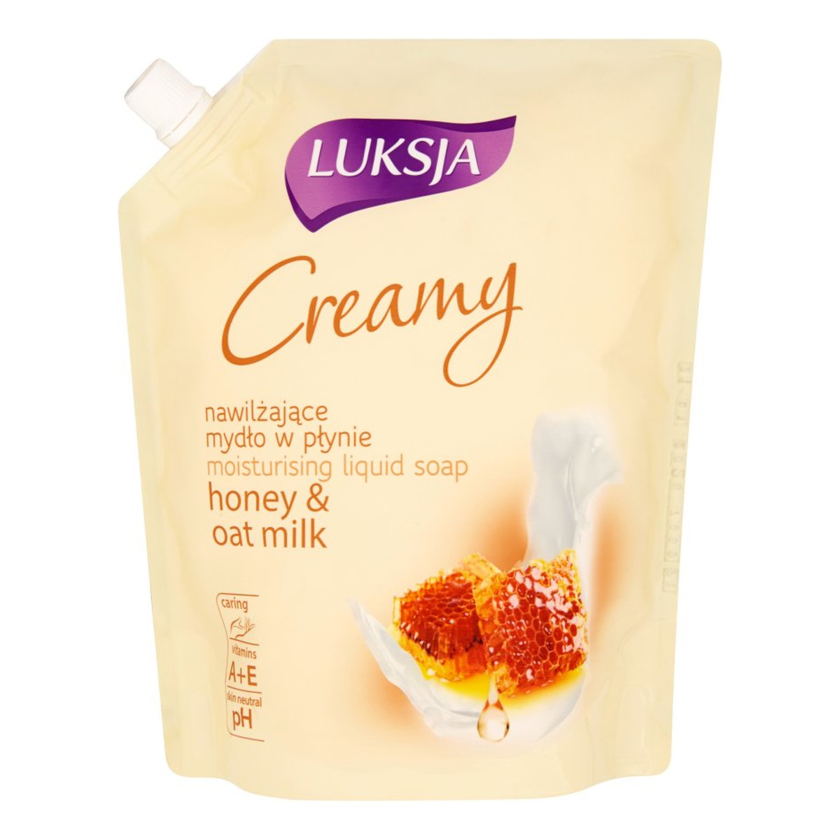 Luksja Creamy Honey & Oat Milk Nawilżające mydło w płynie zapas 900ml