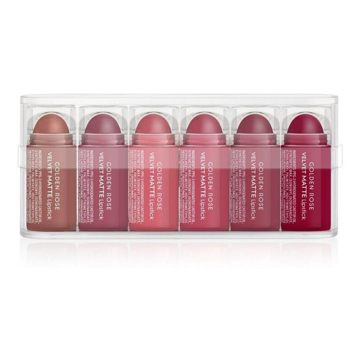 Golden Rose Mini Velvet Matte Zestaw matowych pomadek do ust