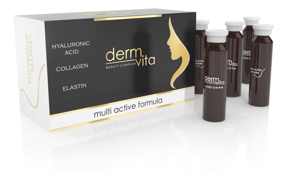 Multiaktywne Serum w Ampułkach Do Twarzy, Szyi i Dekoltu